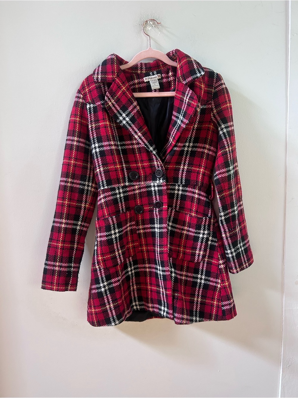 Vintage forever 21 plaid jacket y2k small